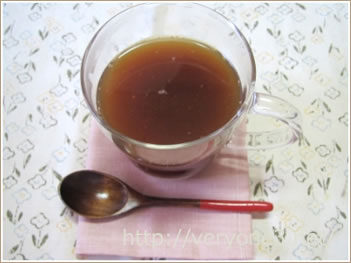 葛入り生姜紅茶の出来上がりです。